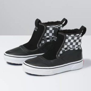 Vans Toddler Slip-On Hi Terrain V MTE Check Quarter Black/True White Boot